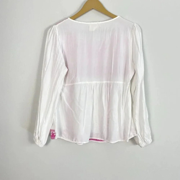 Savanna Jane Purple Embroidered Boho Chic Top - Picture 9 of 10